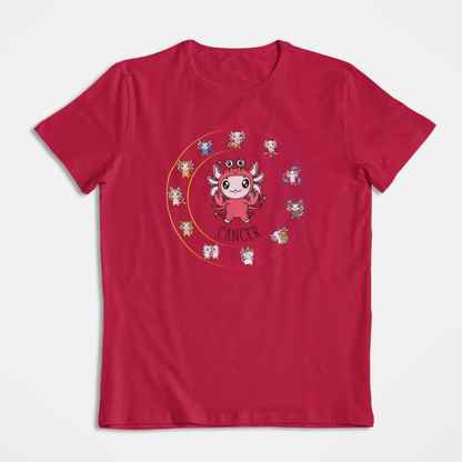 Playera Horoscopos Cancer Axolotzin Ajolote
