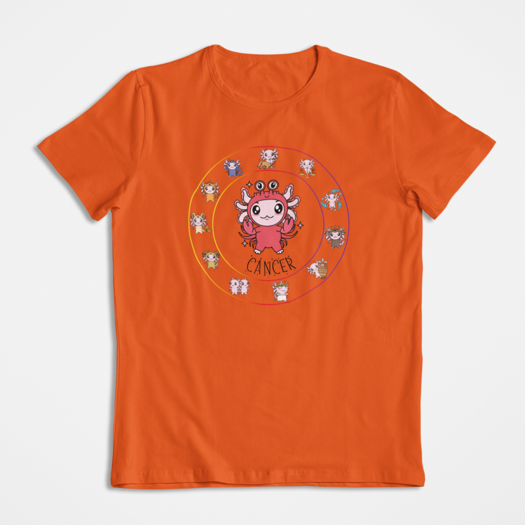 Playera Horoscopos Cancer Axolotzin Ajolote