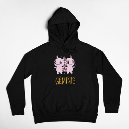 Hoodie Axolotzin Horóscopos Nombre Geminis Ajolote Unisex