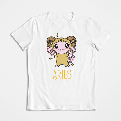 Playera Axolotzin Horoscopos Nombre Aries Ajolote
