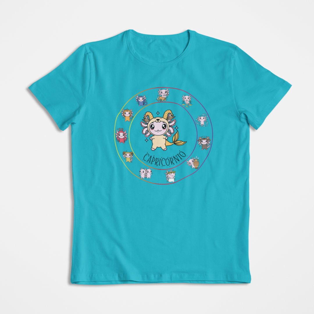 Playera Horoscopos Capricornio Axolotzin Ajolote