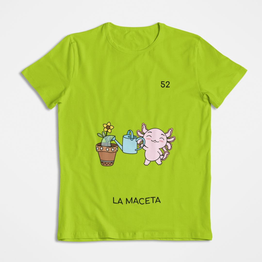Playera Axoloteria La Maceta Ajolote