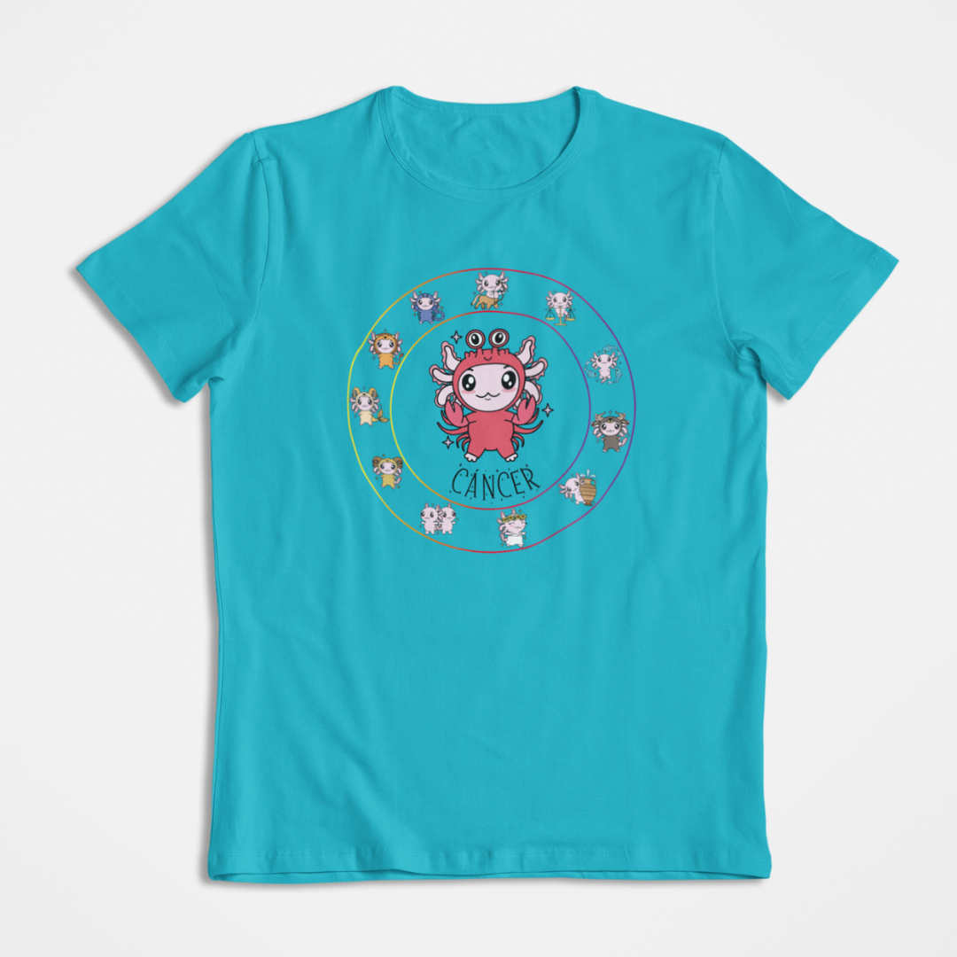 Playera Horoscopos Cancer Axolotzin Ajolote