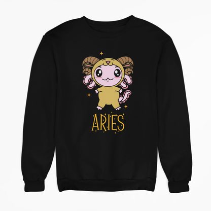 Sudadera Axolotzin Horóscopos Nombre Aries Ajolote Unisex
