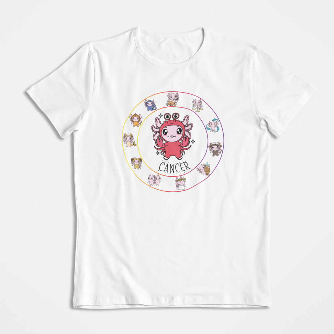 Playera Horoscopos Cancer Axolotzin Ajolote