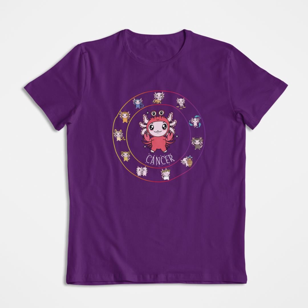 Playera Horoscopos Cancer Axolotzin Ajolote