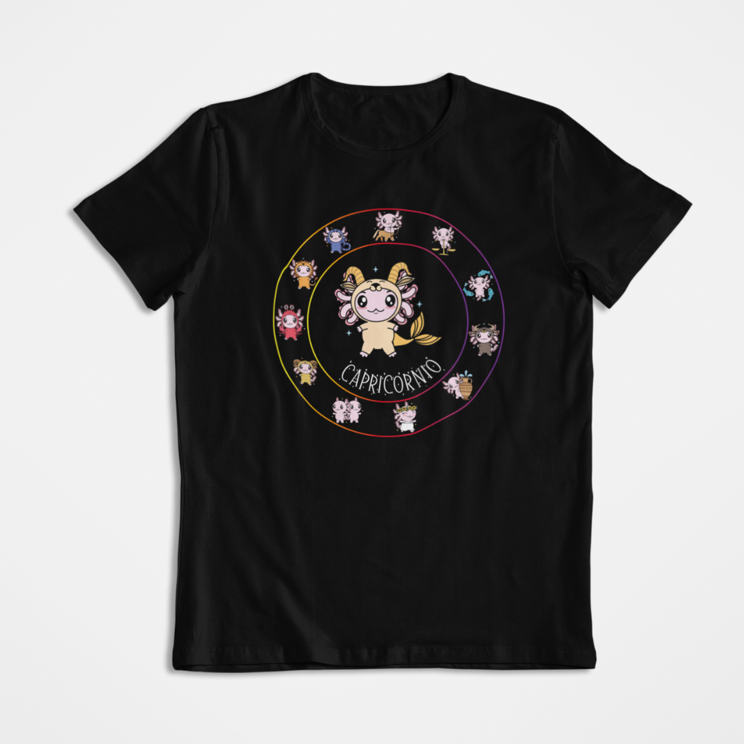 Playera Horoscopos Capricornio Axolotzin Ajolote