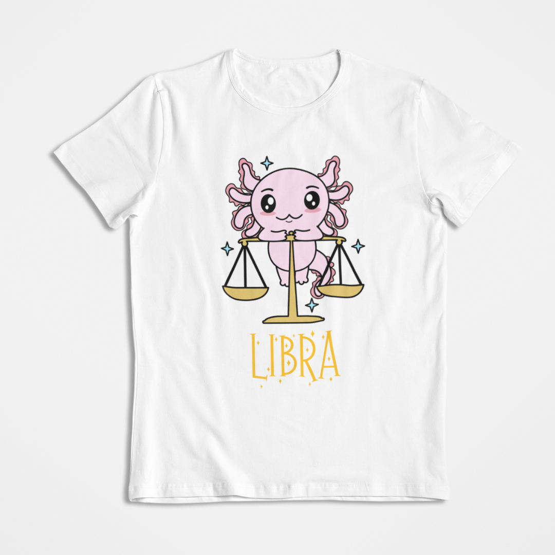 Playera Axolotzin Horoscopos Nombre Libra Ajolote
