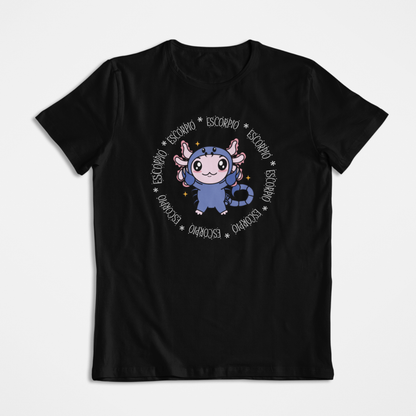Playera Axolotzin Horoscopos Aro Escorpio Ajolote