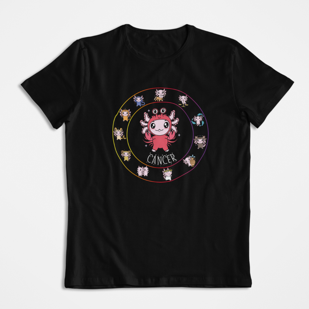 Playera Horoscopos Cancer Axolotzin Ajolote