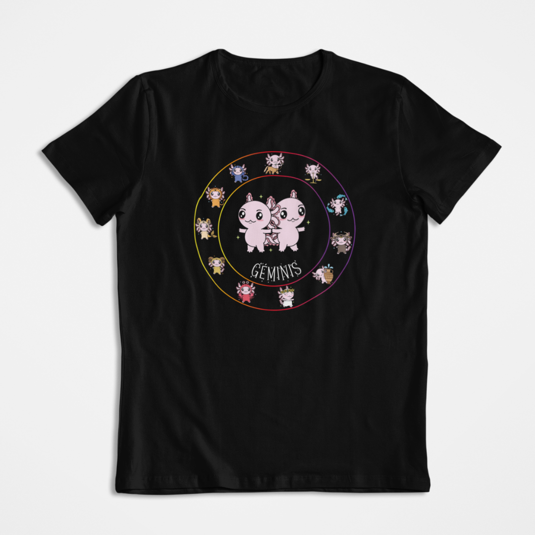Playera Horoscopos Geminis Axolotzin Ajolote