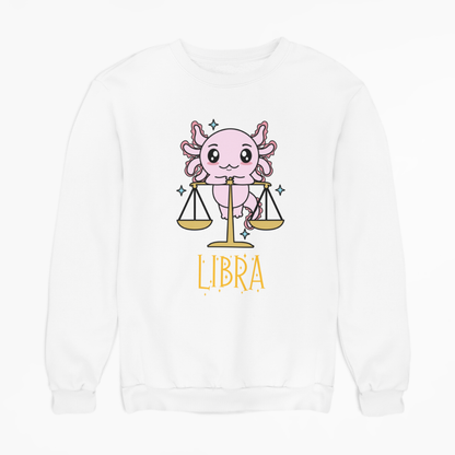 Sudadera Axolotzin Horóscopos Nombre Libra Ajolote Unisex