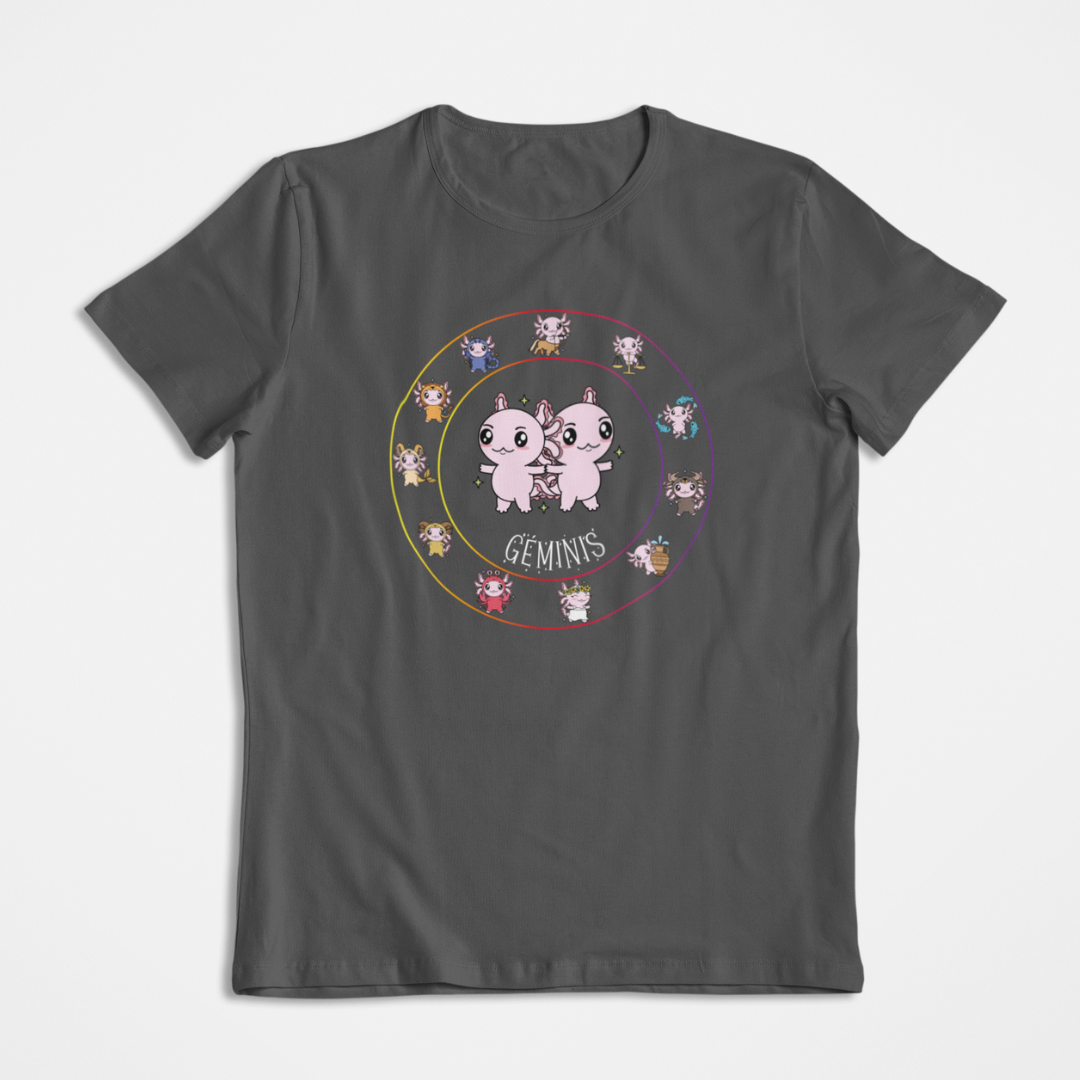 Playera Horoscopos Geminis Axolotzin Ajolote