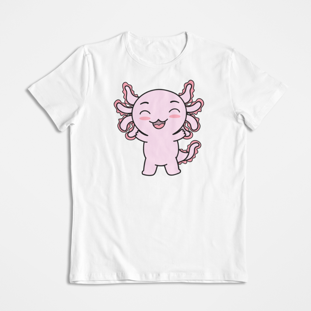 Playera Axolotzin Feliz Ajolote
