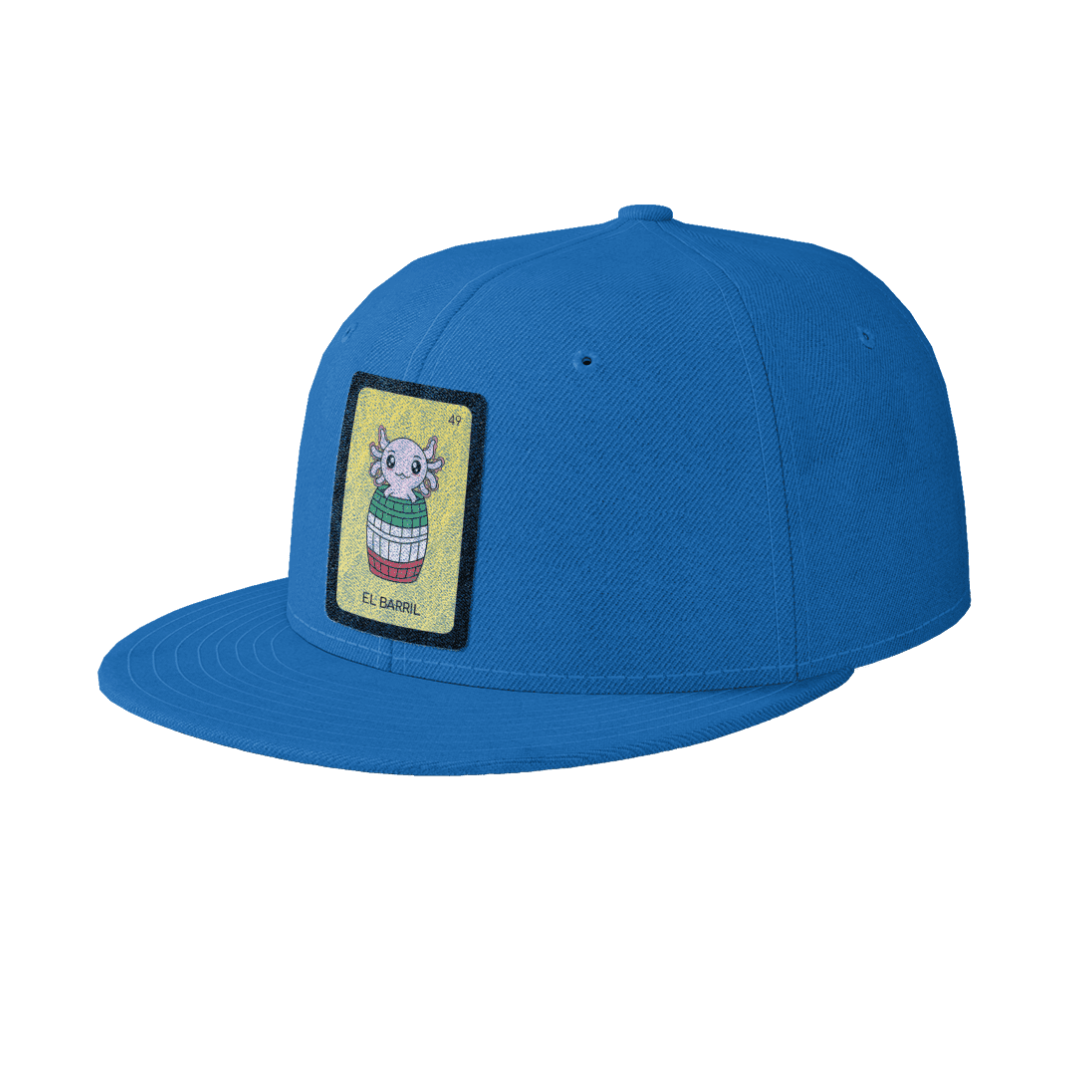 Gorra Unisex Plana Axoloteria El Barril Ajolote