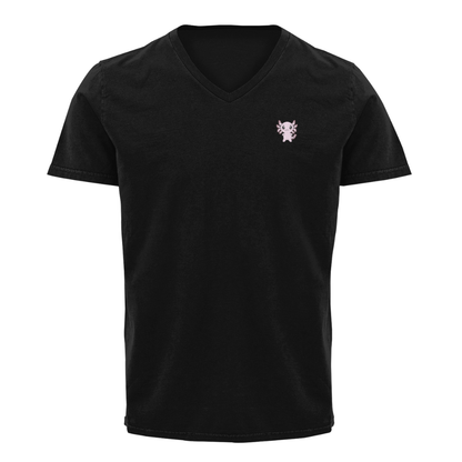Playera Cuello V Axolotzin Ajolote
