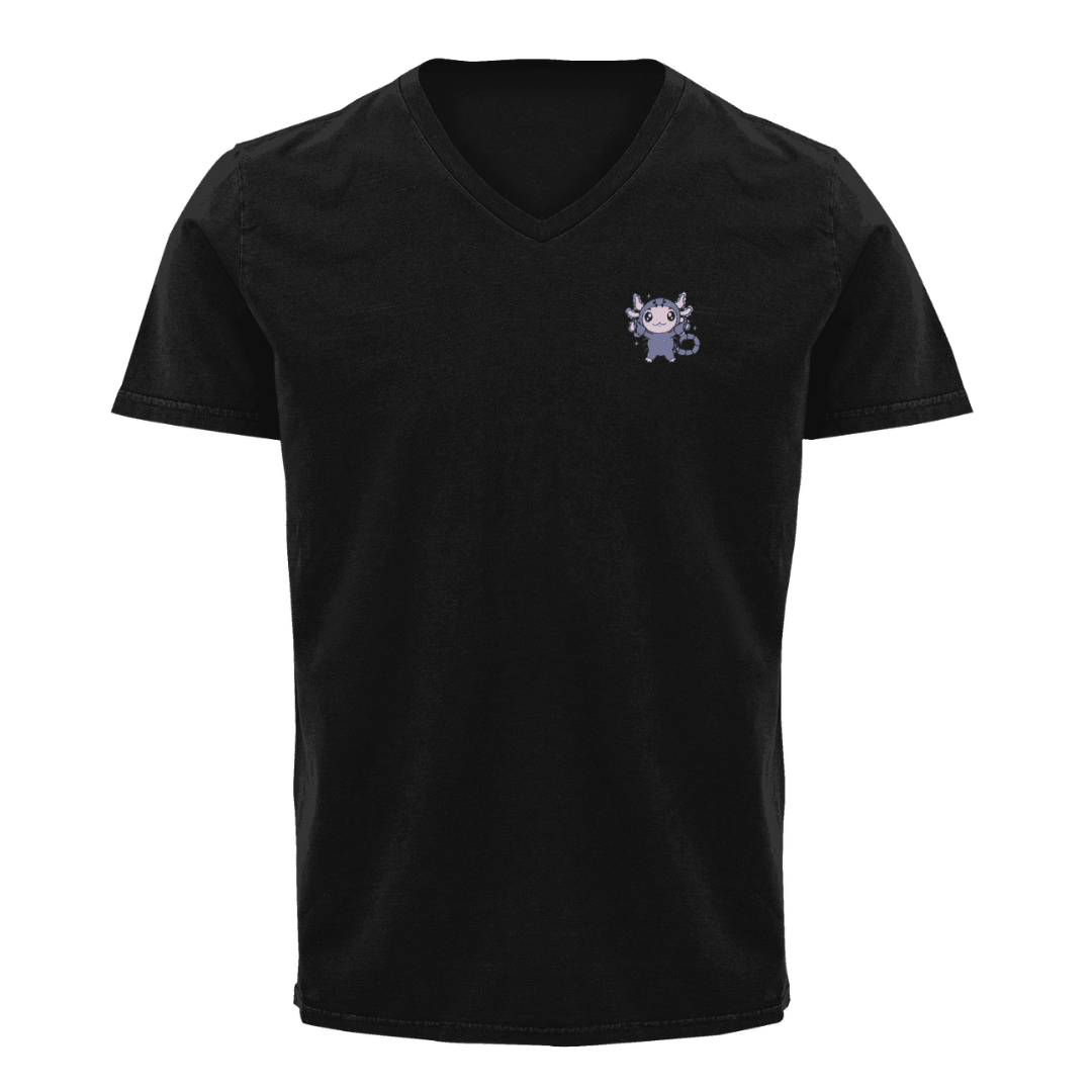 Playera Cuello V Horoscopos Escorpio Axolotzin Ajolote Adulto
