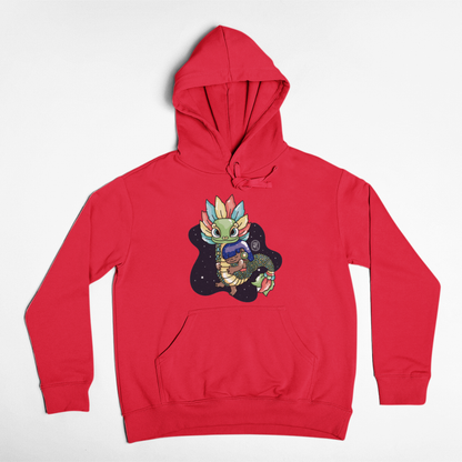 Hoodie Ajolotito Niña Y Quetzalcoatl Mirari Chan