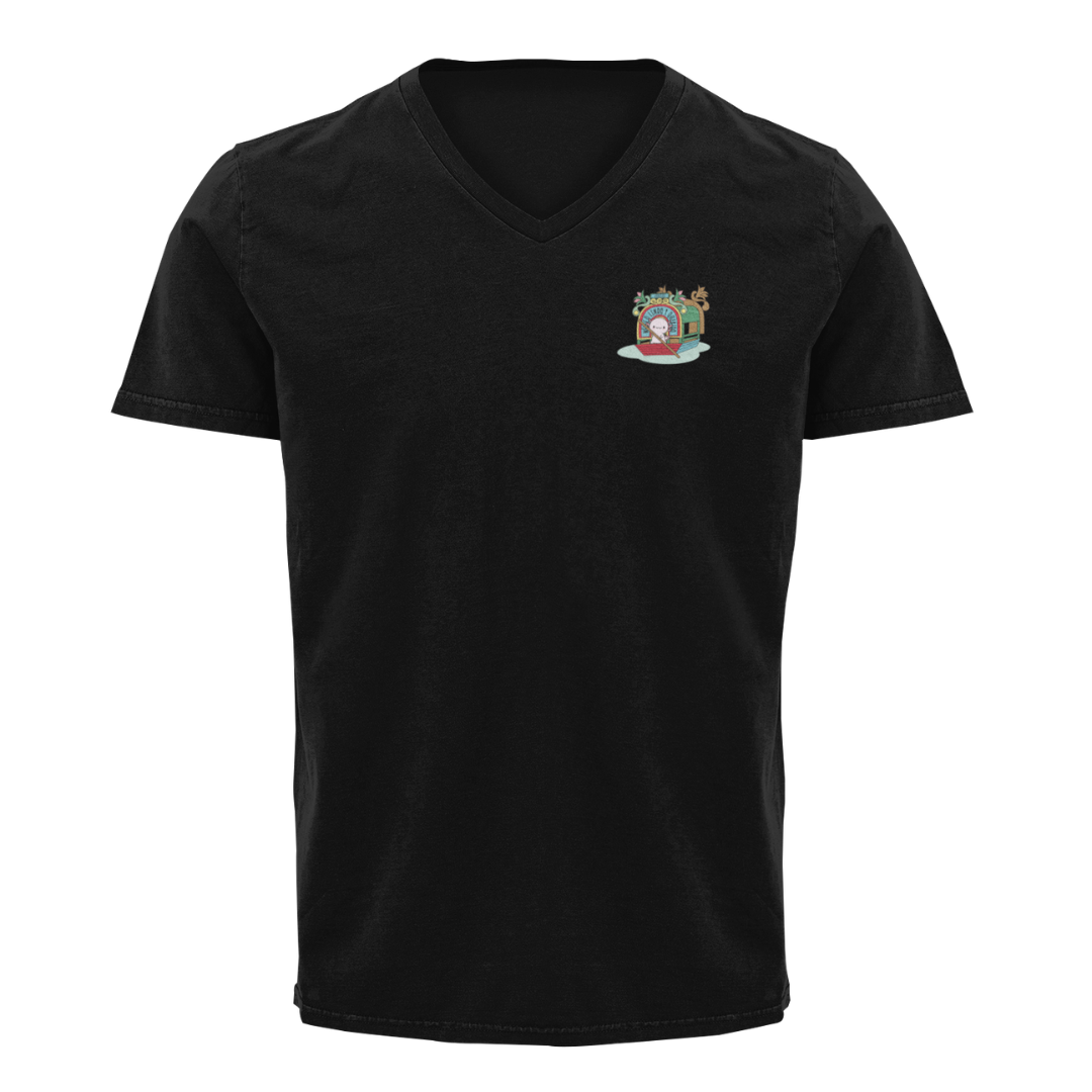 Playera "V" Ajolote Trajinera Xo The Monster
