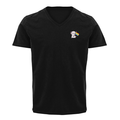 Playera "V" Ajolote Pride Xo The Monster