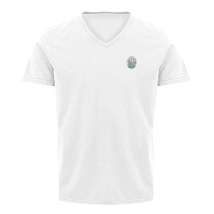 Playera Cuello V Ajolotito Nopalito Mirari Chan