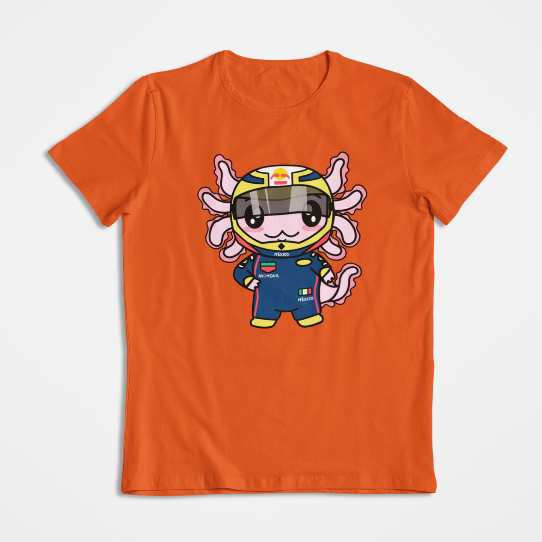 Playera Axolotzin Piloto De Carreras Ajolote