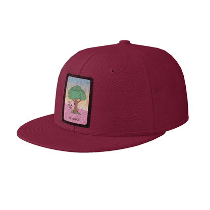 Gorra Unisex Plana Axoloteria El Árbol Ajolote