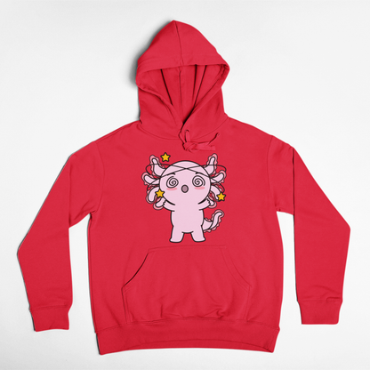 Hoodie Axolotzin Mareado Ajolote Unisex