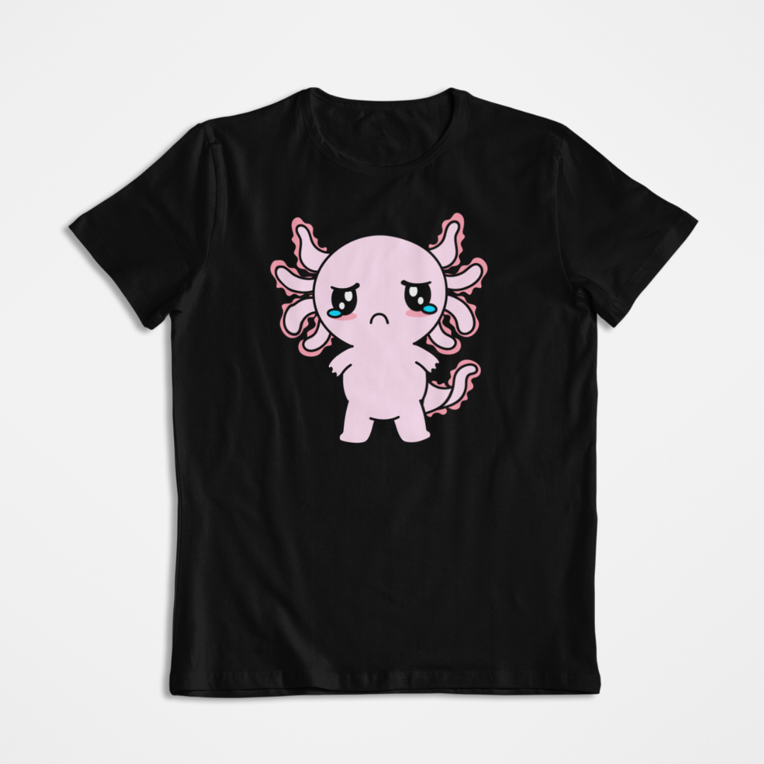 Playera Axolotzin Triste Ajolote