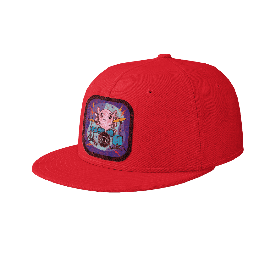 Gorra Unisex Plana Axolotzin Baterista