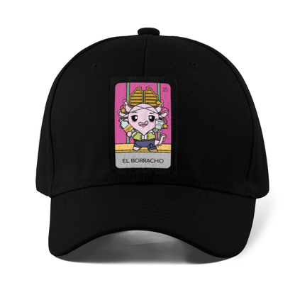 Gorra Unisex Curva Axoloteria El Borracho Ajolote