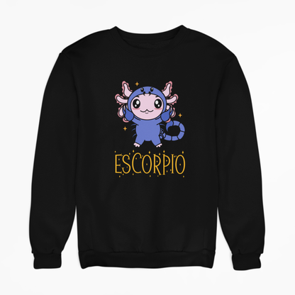 Sudadera Axolotzin Horóscopos Nombre Escorpio Ajolote Unisex