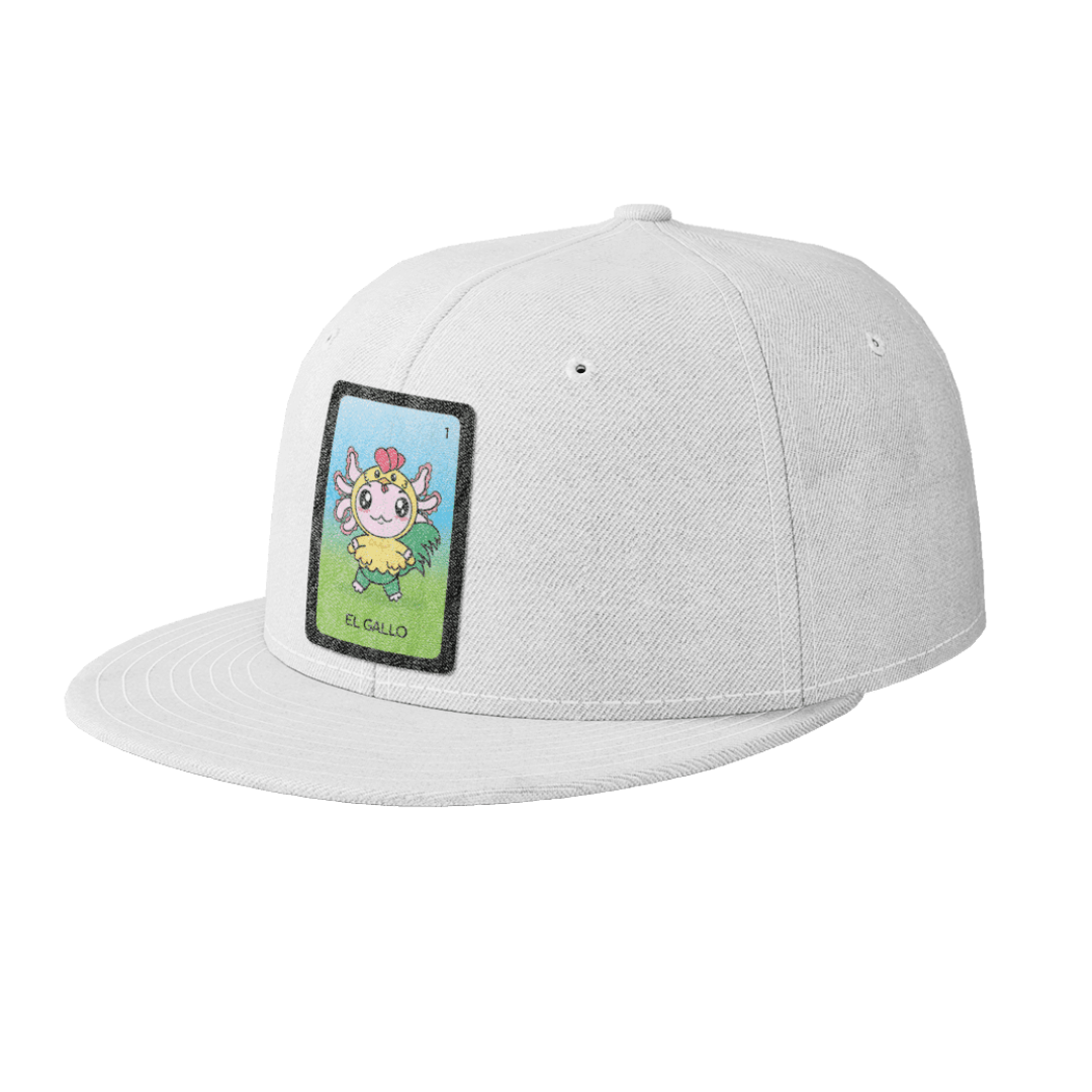 Gorra Unisex Plana Axoloteria El Gallo Ajolote