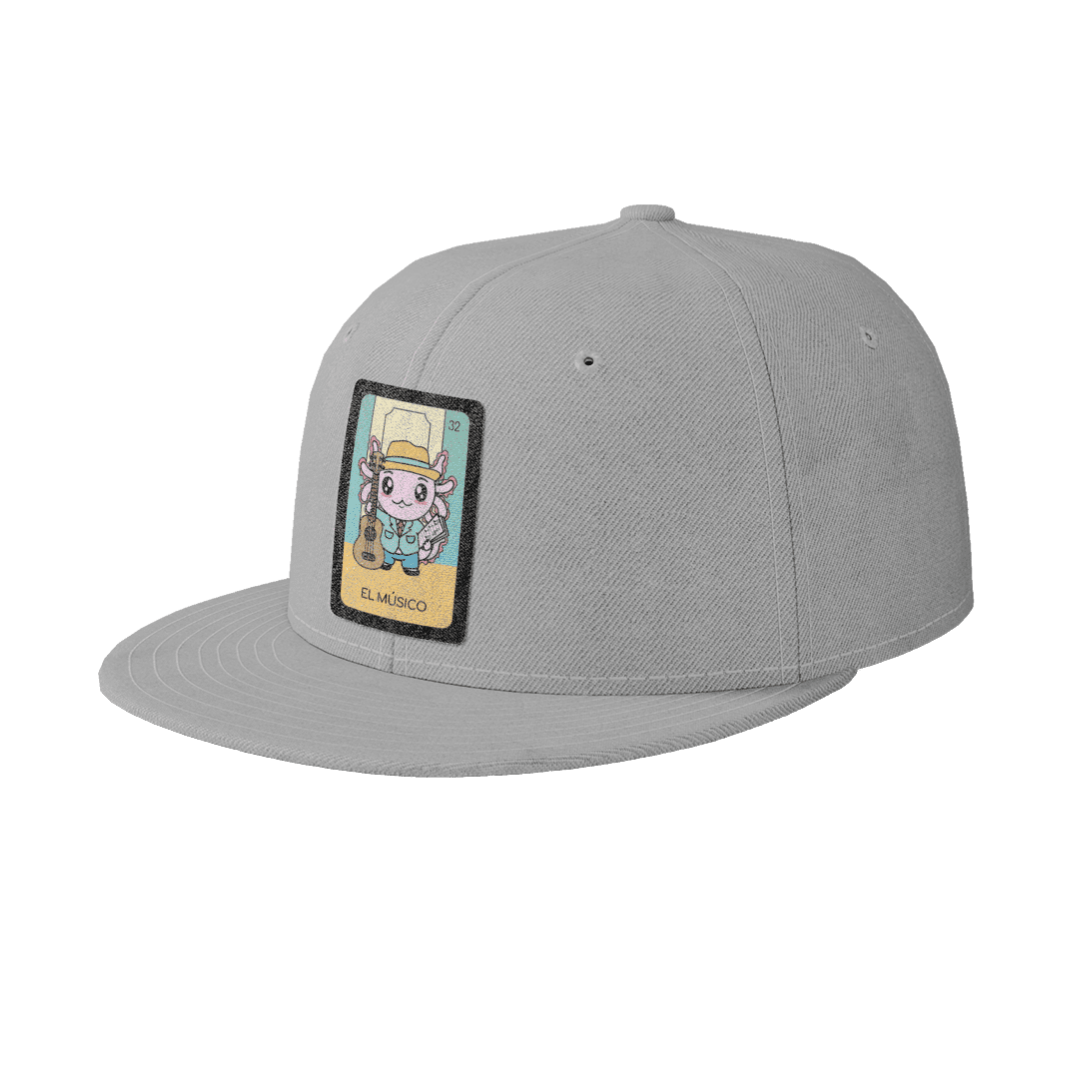 Gorra Unisex Plana Axoloteria El Musico Ajolote