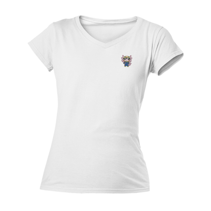 Playera Cuello V Axolotzin Piloto De Carreras Ajolote Adulto