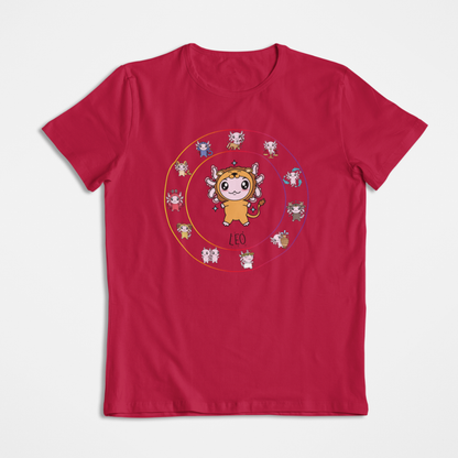 Playera Horoscopos Leo Axolotzin Ajolote