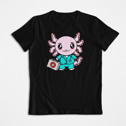 Playera Axolotzin Enfermero Ajolote
