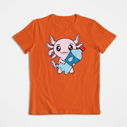 Playera Axolotzin Botella Agua Ajolote