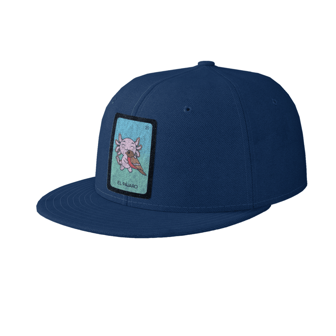 Gorra Unisex Plana Axoloteria El Pajaro Ajolote