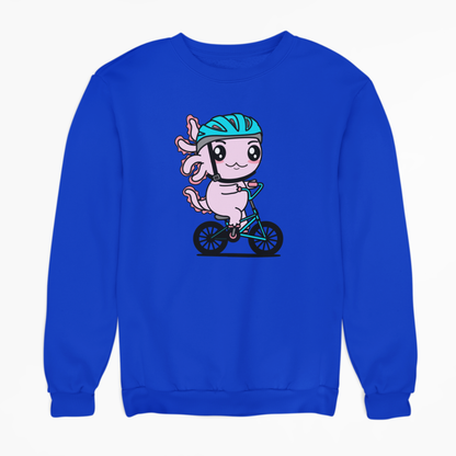 Sudadera Axolotzin Ciclista Ajolote Unisex