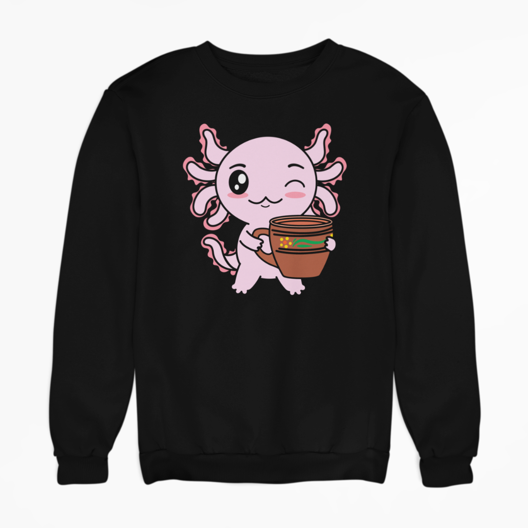 Sudadera Axolotzin Pulquero Ajolote Unisex