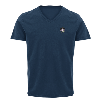 Playera Cuello V Axolotzin Mariachi Ajolote