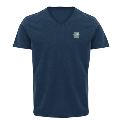 Playera Cuello V Axolotzin Microbusero Ajolote