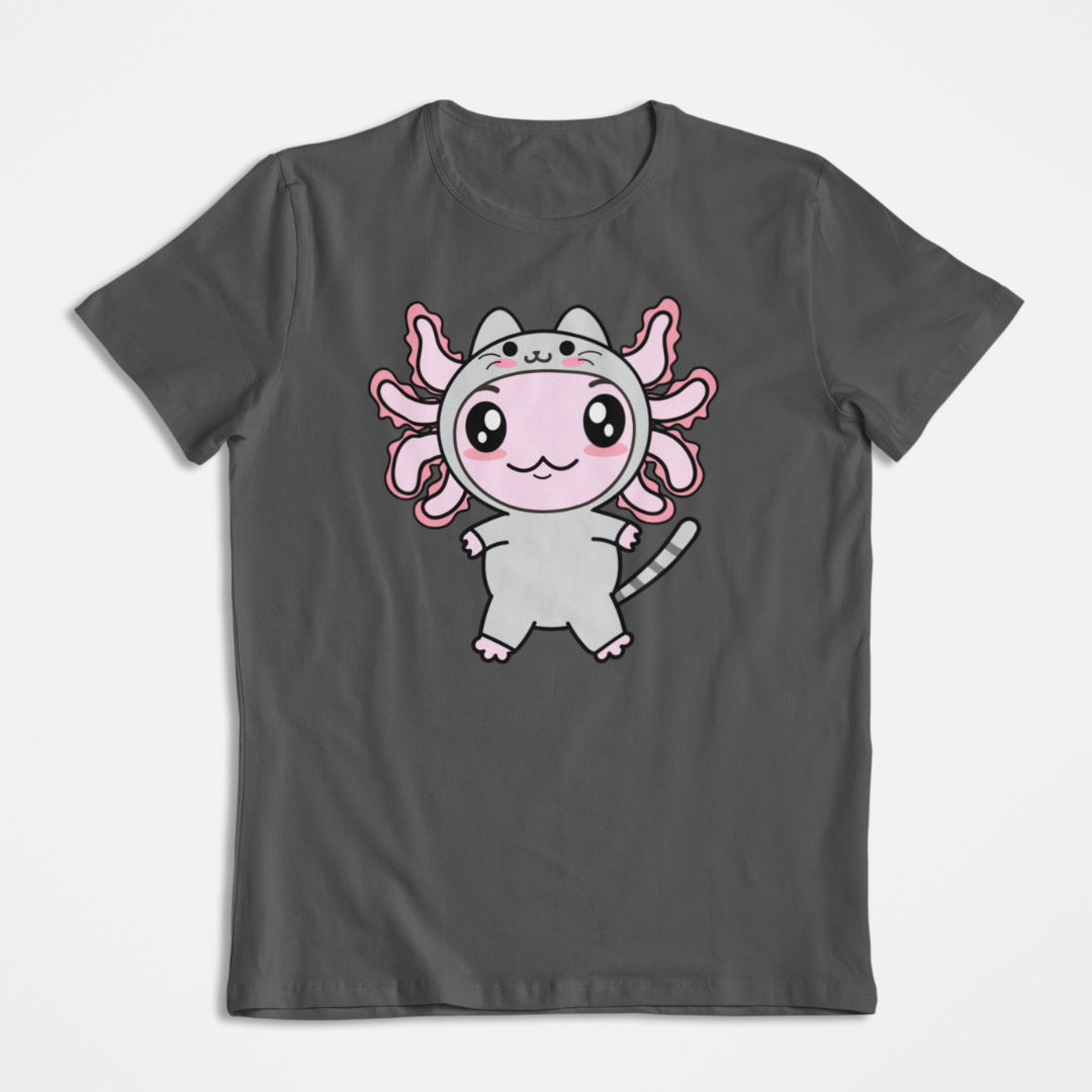 Playera Axolotzin Disfraz Gato Ajolote