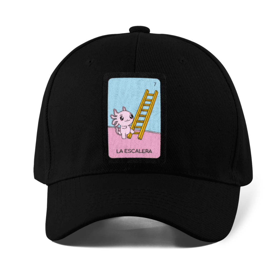 Gorra Unisex Curva Axoloteria La Escalera Ajolote