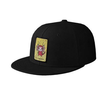 Gorra Unisex Plana Axoloteria El Camarón Ajolote