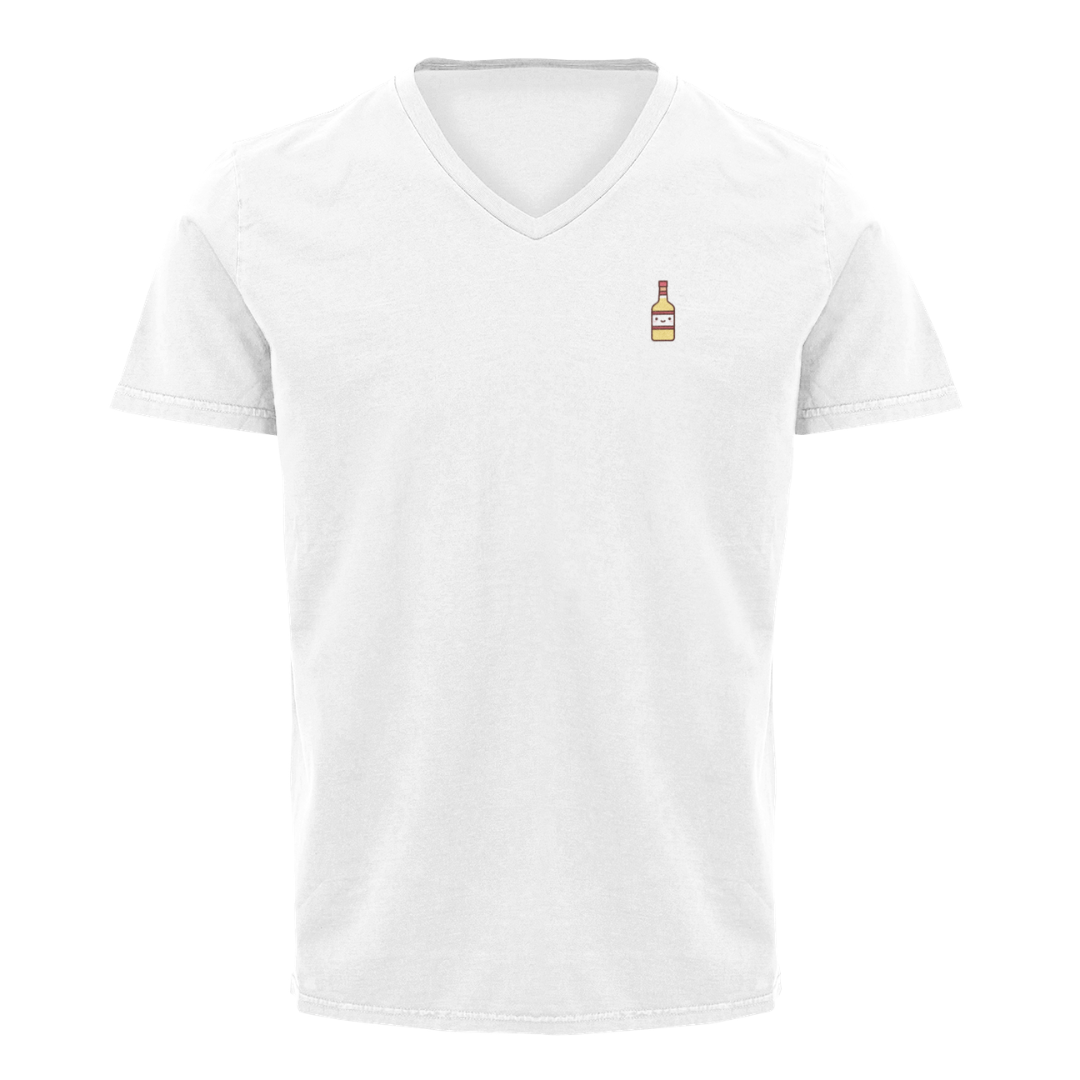 Playera Cuello V Botella