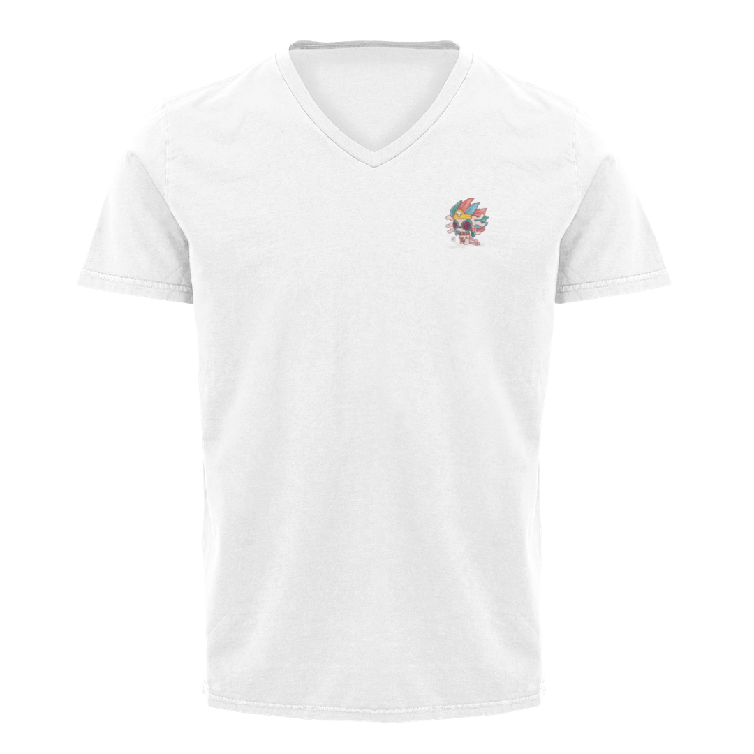 Playera Cuello V Mictlantecuhtli Mirari Chan