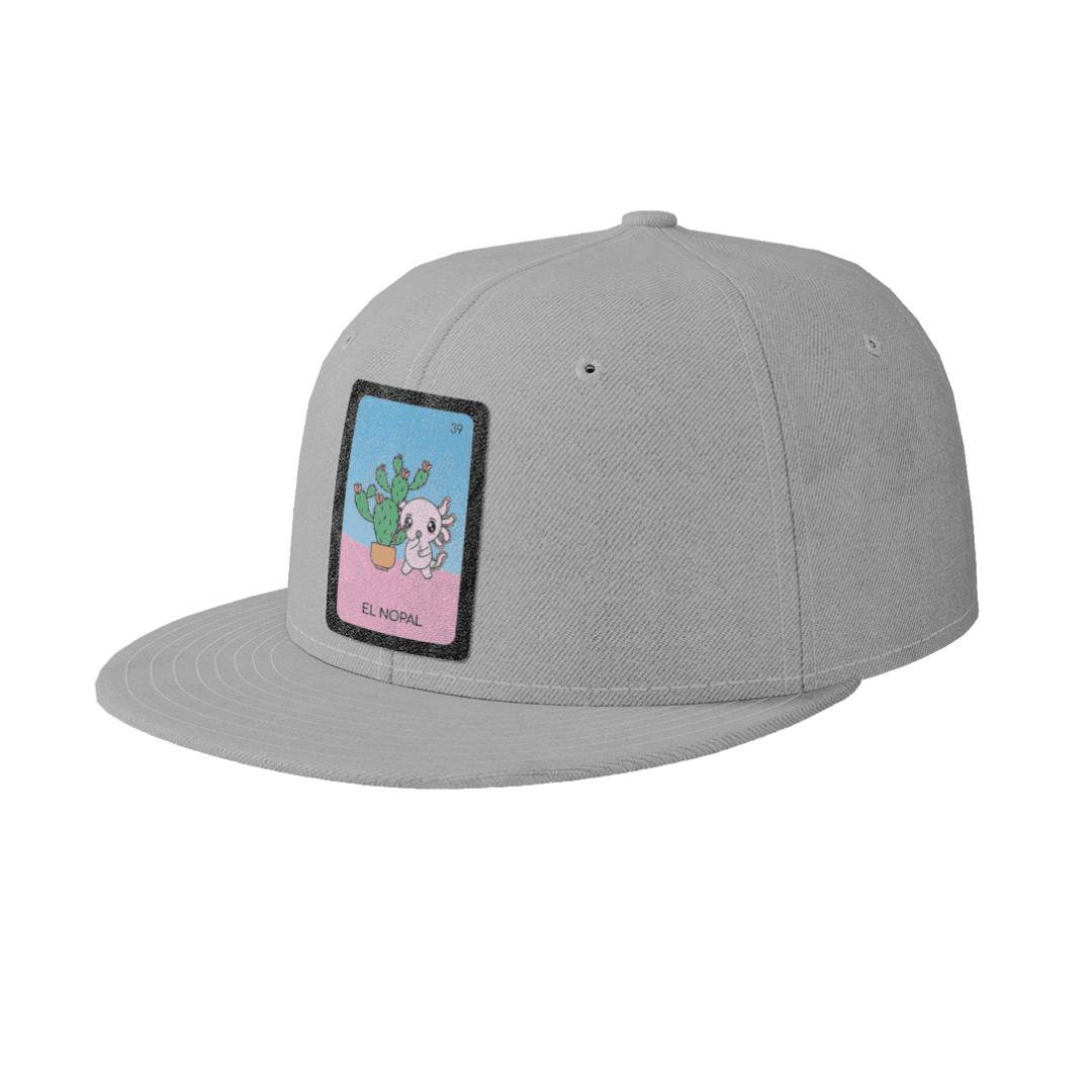 Gorra Unisex Plana Axoloteria El Nopal Ajolote