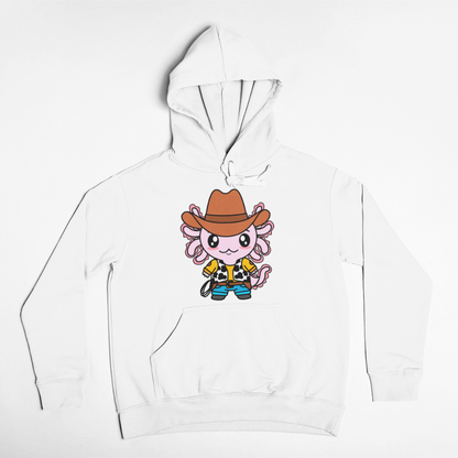 Hoodie Axolotzin Vaquero Ajolote Unisex